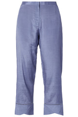Blue Chanderi Kurta Set