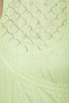 Green Angrakha Kurta with Churidar - devnaagri