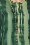 Green Tie-Dye Kurta Set