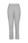 Grey Chanderi Straight Kurta With Pants - devnaagri