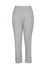 Grey Chanderi Straight Kurta With Pants - devnaagri