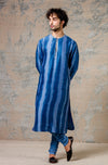 Blue Tie-Dye Kurta Set