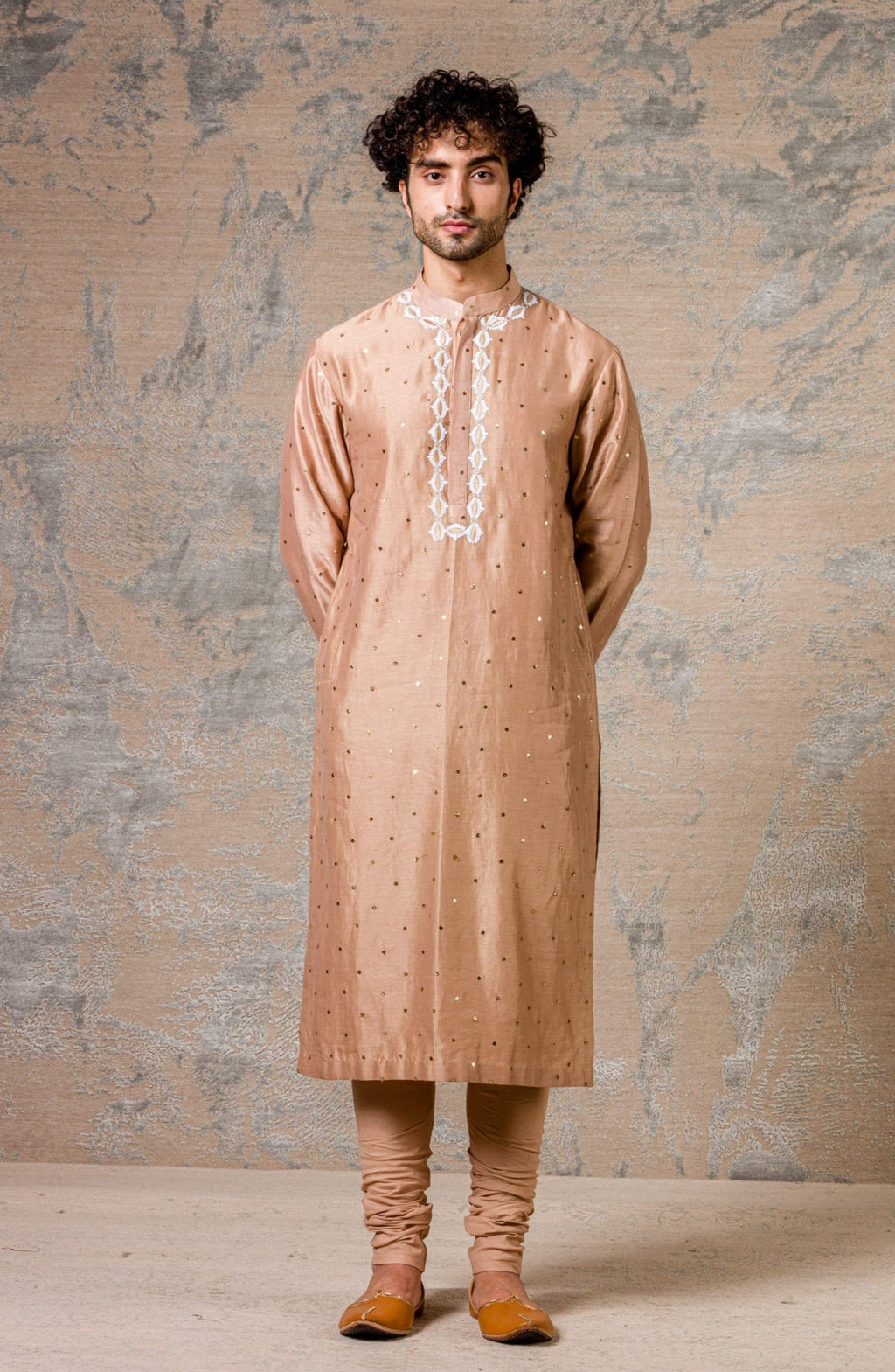 Beige Kurta Set