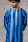Blue Tie-Dye Kurta Set