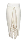 Off White Kurta with Dhoti Pants Set - devnaagri