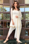 Karishma Tanna In Off White Kurta with Dhoti Pants Set
