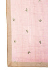 Pink Lehenga with raw silk blouse - devnaagri
