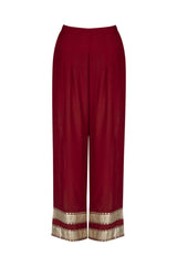 Maroon Kurta Set - devnaagri