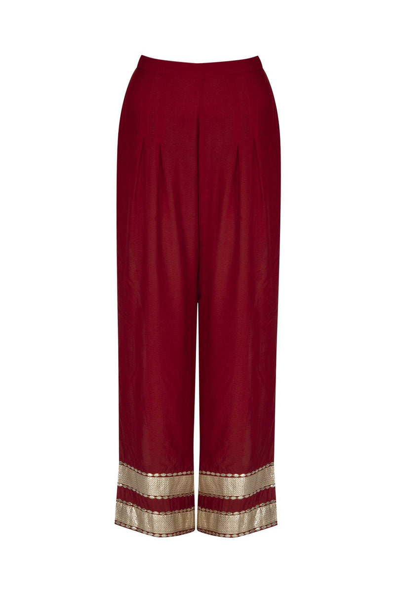 Maroon Kurta Set - devnaagri