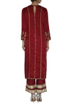 Maroon Kurta Set - devnaagri