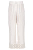Off-White Chanderi Kurta with Shantoon Pallazo - devnaagri