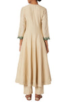 Pista Cotton Silk Blend Angrakha Set