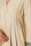 Pista Cotton Silk Blend Angrakha Set