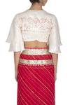 Red Leheriya Saree - devnaagri