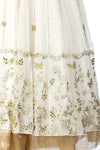 Ivory Anarkali with lycra Churidar - devnaagri