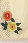 Yellow Embroidered Anarkali Set with Pallazo Pants Set - devnaagri